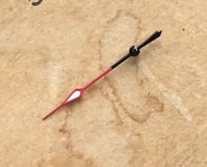 2X Rojo Negro B Estilo Espada Reloj de Segunda Mano para Movimiento Vostok 2416b Miyota - Imagen 1 de 1
