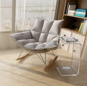Tavolino Comodino Ribalta Divano Letto in Plexiglass Trasparente 35x33x70H - Picture 1 of 5