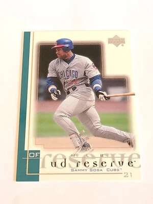 2001 Sammy Sosa Upper Deck UD Reserve #109  - Image 1 of 2