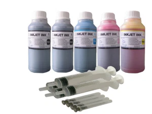 Tintas de recarga 5x250 ml para LC201 LC203 J460DW J480DW J485DW J680DW J880DW J885DW - Imagen 1 de 1