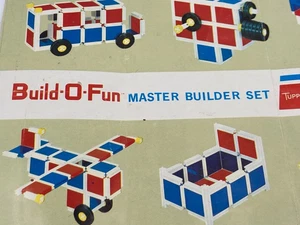 1968 Tupper Ware Toys Build o Fun Master Building Set Instructions Form THP 844A - Picture 1 of 5