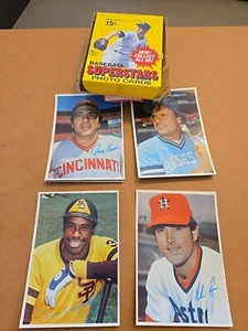 1980 Topps Superstar Photo Cards Complete Set w/ Original Box!! RYAN, ROSE, ETC. - Picture 1 of 5