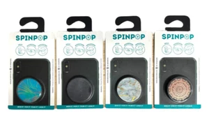 Set of 4 Spin Pop Phone Grip / Kickstand / Organizer - Multicolor - Picture 1 of 2