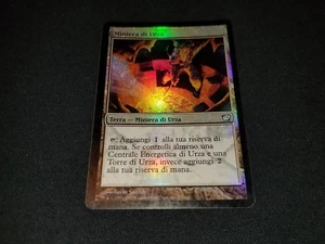 MTG 1x 9th Edition uncommon land MP Italian FOIL Urza's Mine ships w/ tracking - Picture 1 of 2