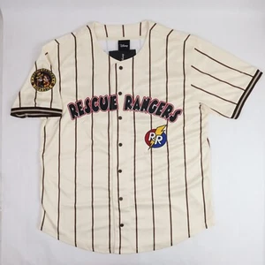 Disney Rescue Rangers Baseball Jersey Chip 89 Extra Small Striped Embroidered - Picture 1 of 24