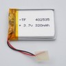 3.7v 320 mah Polymer Li ion Lithium cells 402535 for MP3 MP4 GPS ipod Tablet PC