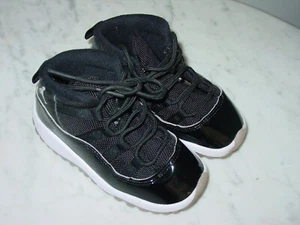 2020 Nike Air Jordan Retro 11 "Jubilee 25th Ann." Black Shoes! Size 8C - Picture 1 of 12