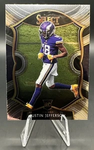 2020 Panini Select #61 Justin Jefferson RC Rookie Vikings - Picture 1 of 2