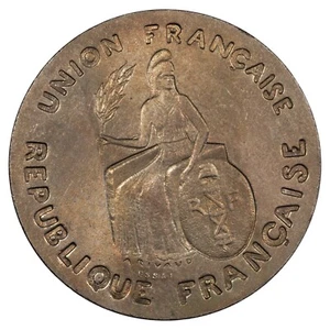 Polynésie-Française - 2 francs 1948 ESSAI E.F.O - nickel bronze - KM.E5 colonie - Picture 1 of 2