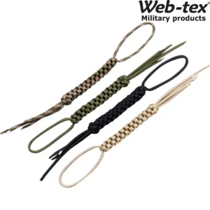 CLEARANCE! WEB-TEX ARMY TACTICAL ZIP PULLER PARACORD 2.2M PARA CORD METAL CLIP - Foto 1 di 2