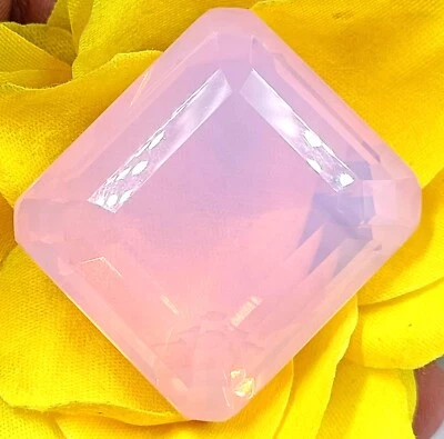 FANTASTIC 210 CT BI-COLOR OPAL CERTIFIED UNTREATED EMERALD CUT LOOSE GEMSTONE - Image 1 of 4