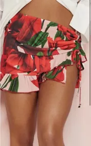 Women’s Floral Frill Mini Skirt Size 6 - Picture 1 of 4