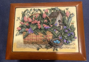 Vintage 3D Musical Jewelry Box Gift of Sound Art by Pat Richter - Picture 1 of 9