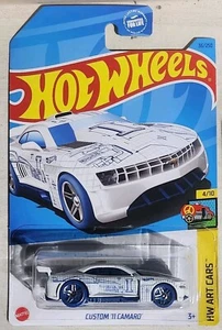 Hot Wheels Custom '11 Camaro 4/10 Hw Art Cars 36/250 2023 White - Picture 1 of 2