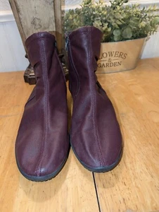 SPECIAL OFFER Arcopedico Size 42 - Paluma Comfort Ankle Boots Cherry Leather - Picture 1 of 24