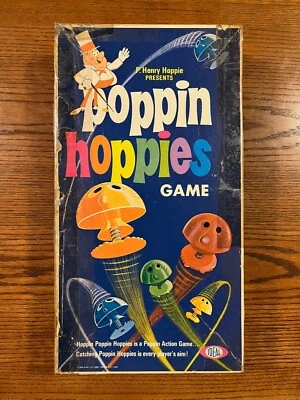 Raro Juego POPPIN HOPPIES Vintage 1968 de IDEAL (caja original/falta 1 pieza) Foto 1 de 4