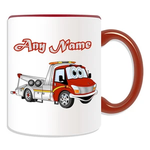 Personalisiertes Geschenk Abschleppen LKW Becher Geldbox Panne Straßenbergung AA Fahrer Cup - Bild 1 von 20