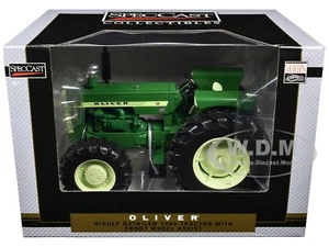 OLIVER 1900 FRONT WHEEL ASSIST TRACTOR GREEN 1/16 DIECAST BY SPECCAST SCT960 - Picture 1 of 2