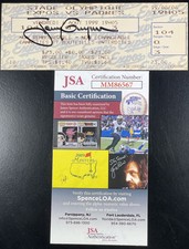 1999 Tony Gwynn Autograph 3000 Hit Ticket 8-6-1999 Montreal JSA COA Padres HOF!!