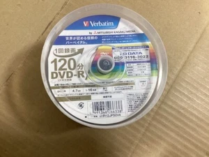 Verbatim Mitsubishi Kagaku Media Write-Once DVD-R  white ‎VHR12JP50V4 Japan - Picture 1 of 3
