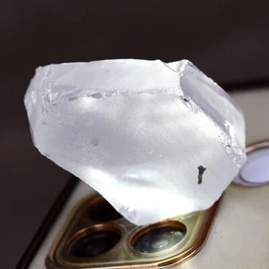 321.00 Ct NATURAL Sapphire Earth Mined CERTIFIED White Loose Gemstone ROUGH - Picture 1 of 14