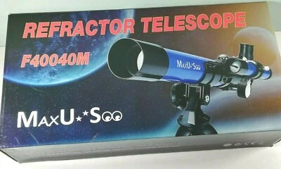 MaxUSoo F40040M Refractor Telescope 400mm FL, Aperture 40mm - Image 1 of 2