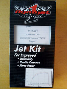 DYNOJET Carb Jet Kit Stage 1, 2003-04 Yamaha YZ450F, #4117.001