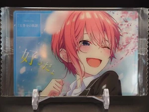 Nakano Ichika Movie The Quintessential Quintuplets Wafer Card No.10 Bandai C106 - Picture 1 of 10