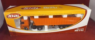 1:50 Joal Mercedes Actros Dumper Trailer Semi Rig Truck New In Box Spain 80s - Image 1 of 4