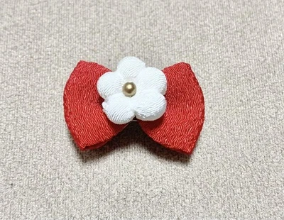 Obi Obi broche cinta rojo nuevo crepe japonés kimono obijime yzk092 Foto 1 de 4