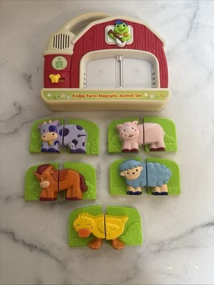 Leap Frog Fridge Farm Magnetic Matching Animal Barn Set Tested And Working 2007 - Image 1 of 4