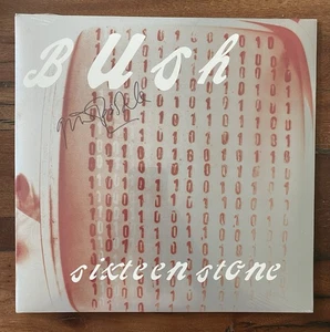 Bush Sixteen Stone Apple Red 2LP Gavin Rossdale Signed Cover SEALED Ships Now - Picture 1 of 2