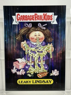 2025 Topps Garbage Pail Kids Get a Grip 5x7 Art Prints LEAKY LINDSAY GPK - Image 1 of 2