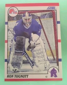 1990-91 Score - Ron Tugnutt #126 - Quebec Nordiques - Picture 1 of 2
