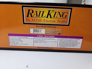 MTH RailKing O 30-2218-0 Union Pacific Alco PA AA Diesel Set Loco-sound - Picture 1 of 19