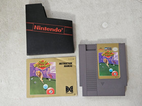 ORIGINAL NINTENDO NES SIDE POCKET GAME CARTRIDGE, MANUAL & SLEEVE TESTED