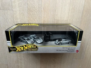 Hot Wheels Le Mans 911 GT1 & McLaren F1 & Benz CLK-GTR Display Set JBM07 NEU - Bild 1 von 2