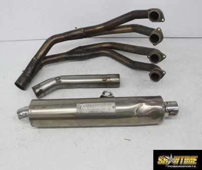 Cabezal silenciador tubo medio escape muzzy 98-99 Kawasaki Ninja Zx6r (leer) Foto 1 de 4
