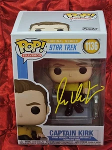 WILLIAM SHATNER HAND SIGNED CAPTAIN KIRK FUNKO POP! 1136 STAR TREK FIGURE COA - Picture 1 of 8