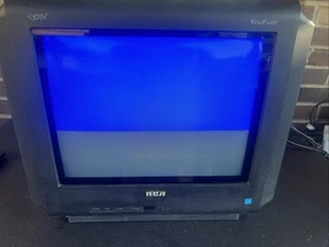 RCA 14F514T TruFlat 14"Stereo CRT TV Control Video Gaming Retro No Remote - Picture 1 of 5