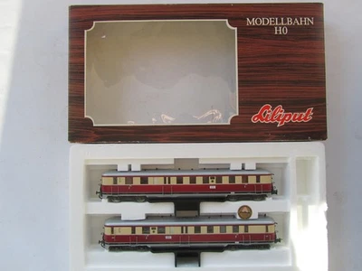 Liliput 12502 - Spur H0 - 2-tlg Diesel-Triebwagen VT 137 / VS 145 der DRG in OVP - Bild 1 von 4
