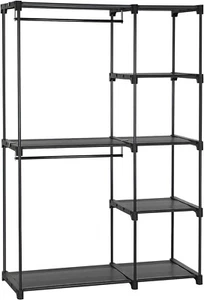 offener Kleiderschrank selbsttragend vertikales Regal Garderobenständer Zimmer - Bild 1 von 7
