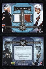 2006-07 Artifacts Tundra Tandems Platinum /10 Olaf Kolzig Alex Ovechkin Patch