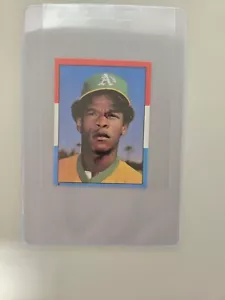 Carta Baseball 1982 Topps Sticker #8 Rickey Henderson Oakland Athletics HOF - Foto 1 di 2