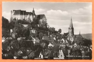 Marburg Germany View of Castle & City Real Photo Postcard circa 1950s - Picture 1 of 3