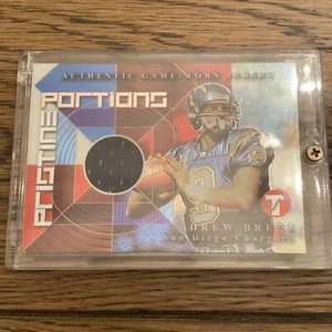 2002 Topps Pristine - Pristine Portions Drew Brees Game Used Jersey #PPR-DB🔥 - Bild 1 von 7