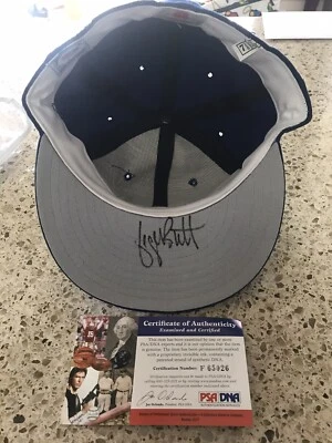 George Brett  Royals SIGNED VINTAGE 1985 New Era  major league hat PSA/DNA COA - Image 1 of 4