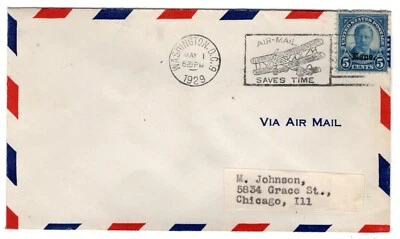 #663 Kansas Overprint Roosevelt 5 ¢  FDC 1929 Washington DC  - Image 1 of 2