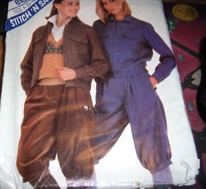 UNCUT 60s-70s VINTAGE McCall's STICH&SAVE MISSE'S JACKET / KNICKER SIZE A-6-8-10 - Bild 1 von 1