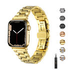 Metal Link Band Bracelet for Apple Watch 9 8 7 6 5 4 SE Ultra 2 40/44/41/45/49mm